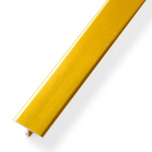 Phậ<span class=keywords><strong>t</strong></span> sơn fsf kim loại trang trí hồ sơ <span class=keywords><strong>t</strong></span> hình dạng Sàn Nhôm chuyển tiếp <span class=keywords><strong>TRIM</strong></span> Strips cho gốm gạch góc - Product Image 5