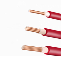 Directo de fábrica para el cable de cableado doméstico Cable aislado de PVC de cobre de un solo núcleo (cable) Propósito general