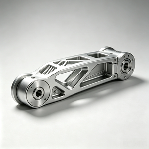 CNC Machined Aerospace Aluminum Alloy Lightweight Connecting <b>Rod</b>, Custom Precision Aviation Structural Component - Product Image 1