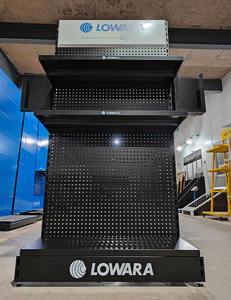 Exposición minorista personalizada 3 niveles herramientas eléctricas estante de exhibición de Metal soporte de exhibición de bomba de agua con estantes ajustables - Product Image 5