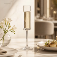 155ml Elegante Champagnefluit voor wijnhuizen, restaurants, wijneducatie en proef-evenementen. Klassieke stijl. Groothandelsbestelling. Huishoudelijk gebruik.
