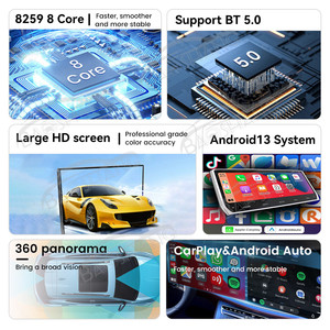 Baoshang 12.3 Màn hình Kép Android Car GPS navigation <span class=keywords><strong>LCD</strong></span> Bảng điều khiển công cụ hiển thị kỹ thuật số cụm cho Audi Q7 06-09 /10-15 - Product Image 3