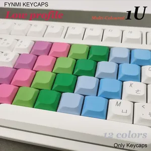 Teclas Fynmi de Perfil Bajo con Sublimación de Tinta Multicolor (12 Colores) 1U para Interruptores Keychron Gateron Kailh MX - Product Image 5