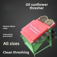 Nouvelle batteuse de tournesol à huile, petit séparateur de plateau de graines de tournesol domestique, petit semoir de tournesol électrique entièrement automatique