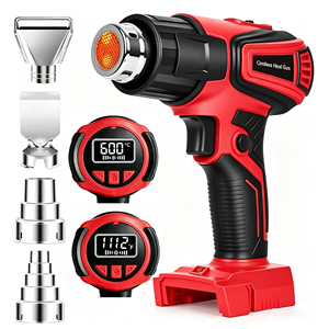 <span class=keywords><strong>Pistola</strong></span> de Calor Inalámbrica con Temperatura Ajustable Digital, Compatible con Baterías Dewalt, <span class=keywords><strong>Makita</strong></span> y Milwaukee, <span class=keywords><strong>Pistola</strong></span> de <span class=keywords><strong>Aire</strong></span> <span class=keywords><strong>Caliente</strong></span> Portátil Personalizada - Product Image 3