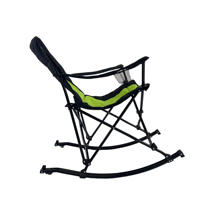 Chaise à bascule pliable en métal portable pour le camping en plein air, fabriquée sur mesure par Tepu Factory Direct, avec sac de rangement, légère
