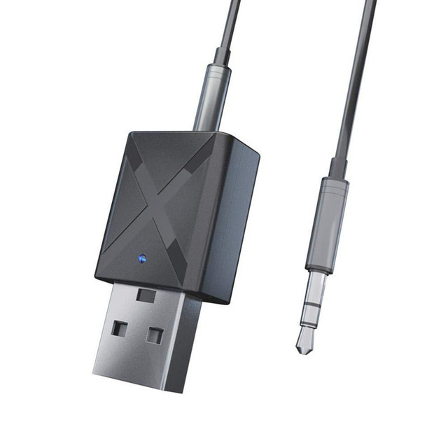 2 in 1 Blue Tooth 5.3 Receiver and Transmitter 5.0 TV Audio Adapter Wireless for Computer-Custom Logo Brand Plastic Material