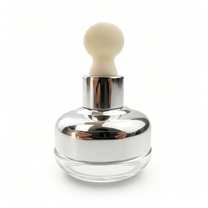 Elegantes Botellas <span class=keywords><strong>de</strong></span> Vidrio con Gotero <span class=keywords><strong>de</strong></span> 8ml/30ml/60ml/70ml con Tapa <span class=keywords><strong>de</strong></span> Rosca y Etiqueta Serigrafiada con Estampado Dorado para Envases <span class=keywords><strong>de</strong></span> Cosméticos <span class=keywords><strong>de</strong></span> Lujo - Product Image 3