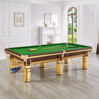 Table de billard professionnelle de 9 pieds en ardoise marbrée pour bar