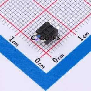 TS010-TBW1FH4.5 Tactile Switch SMD-4P,4.5x4.5mm Switch Single Pole Single Throw Round Button 2.5N Vertical Mount - Product Image 2