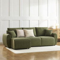 Sofá reversible y convertible con almacenamiento Muebles de salón Sofá cama convertible moderno de lujo