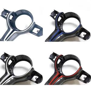 Cache-plate carré en fibre de carbone véritable pour la série 12345, compatible avec les accessoires de volant de voiture F20 F30 F82 F15 M2345 - Product Image 2