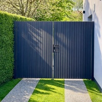 Portail Électrique Double en Acier et Alliage d'Aluminium avec Interphone pour Communautés Fermées – Vente Directe Fabricant