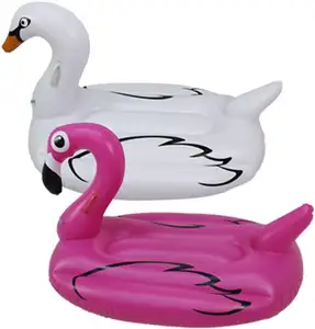 Summer Party Beach Pool White Swan Flamingo piscina gonfiabile giocattolo galleggiante per bambini adulti parco giochi al coperto anello di nuoto> 8 anni