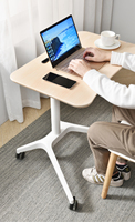 Altura ajustable Escritorio de pie Elevador Sit Stand Escritorio Mesa de operación manual Escritorio de oficina de pie