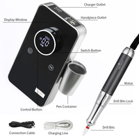 BORN PRETTY PRO 35000 RPM Kit de perceuse à ongles électrique professionnelle Outils de soin des ongles pour salon