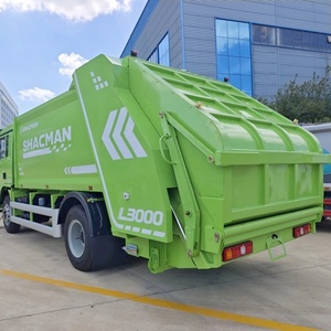 Precio de Fábrica, Camión de Basura de Compresión Shacman L3000 de 15 cbm, Camión Compactador de Residuos de Alta Capacidad de 15000 L - Product Image 3
