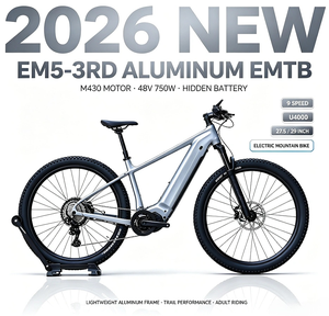 Nouveau Vélo Électrique en Aluminium 2026 Em5-3rd M430 48v750w avec Batterie Cachée pour Adultes U4000/9 Vitesses 27.5 29 Pouces VTT - Product Image 1