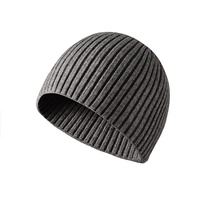 Bonnet d'hiver respirant et imperméable en tricot satiné de haute qualité avec logo personnalisé, 43% viscose, 32% polyester, 25% nylon