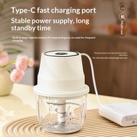 Mini hachoir électrique pour légumes, hachoir à ail, broyeur, moulin à gingembre et à viande rechargeable par USB, robot culinaire, gadget de cuisine