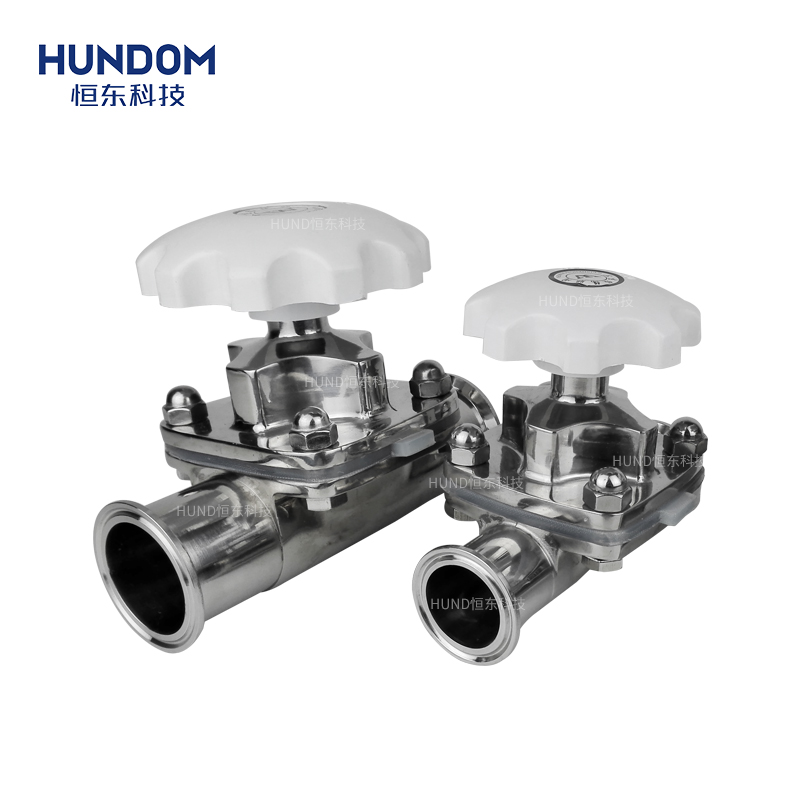 Sanitary stainless steel diaphragm sample valve 316L mini diaphragm valve