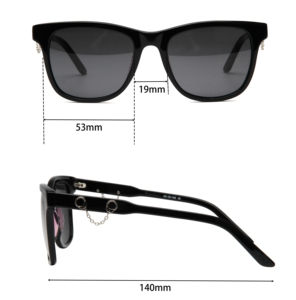 Novedad, Gafas de Sol Kamasutra the Peg de Moda para Mujer y Hombre, Montura Metálica Moderna con Cadena Dorada, Protección UV400 - Product Image 5