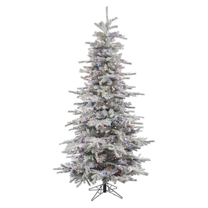 Árbol de Navidad Flocado de nieve artificial de alta calidad, tamaño personalizado, árboles de Navidad preiluminados con luces - Product Image 2