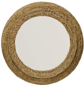 Miroir en jonc de mer au Design moderne, fait à la main, décoration murale de maison, Vintage naturel, fabriqué au Vietnam, offre spéciale, - Product Image 4