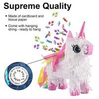 Kid Party Cheap Wholesale Custom Toy Manufacture Design Donkey Unicorn Llama Ball Cake Mini Pinatas for Christmas
