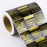 Étiquettes adhésives pour bouteilles, emballages de luxe imperméables, pour aliments, cosmétiques, étiquettes personnalisées avec logo