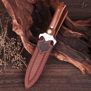 Cuchillo Táctico de Bolsillo de Alta Calidad con Funda de Madera Personalizable OEM, Grado DIY para Exteriores con Hoja de Plástico - Product Image 4