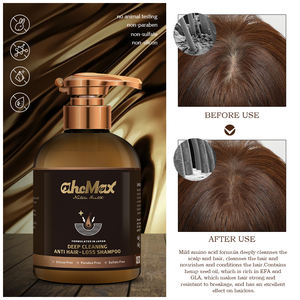 Crème de teinture permanente pour les cheveux bruns noirs 3 en 1 de marque privée Couverture des cheveux gris <span class=keywords><strong>Anti</strong></span>-<span class=keywords><strong>pelliculaire</strong></span> assombrissant Prévention de la perte de cheveux - Product Image 2