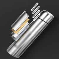 Bouteille d'eau thermos au design moderne en acier inoxydable pour garder le froid et le chaud pendant des heures pour la rentrée scolaire