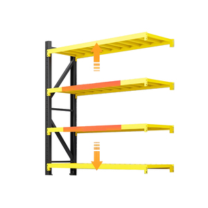 חנות מדפים קרה פלדה מגולגל 5 ברמה המוסך מדפים יחידות הגנת קורוזיה אבקת מצופה מדף מחסן - Product Image 6