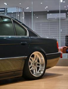 Ruedas forjadas SW, 19/18 pulgadas, 5x120, <span class=keywords><strong>llantas</strong></span> escalonadas de labios profundos pulidas cepilladas, aptas para <span class=keywords><strong>BMW</strong></span> E38 Serie 7, llanta personalizada cóncava de estilo clásico - Product Image 4