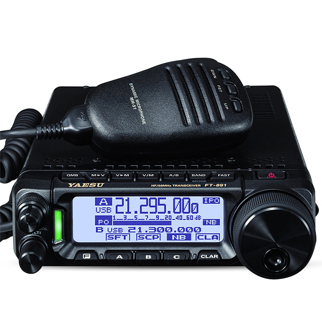 Yaesu ft-891 100 וואט גבוה טווח רדיו נייד hf/50mhz fm