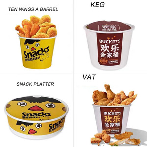 Thùng đựng bỏng ngô SenAng07 sản phẩm mới, tùy chỉnh, nhiều kích cỡ, giá sỉ, hộp giấy đựng gà rán - Product Image 6