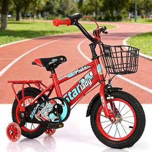 Vélos <span class=keywords><strong>pour</strong></span> enfants Hebei, vélo à pédales simple en acier avec double frein en V, quatre roues, <span class=keywords><strong>pour</strong></span> enfants de 3 à 5 ans - Product Image 5
