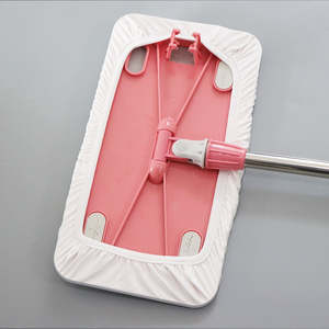 Serpillère de salle blanche en polyester ESD de haute qualité, auto-essoreuse, réutilisable, pour environnement contrôlé, laboratoire, électronique, sol - Product Image 4