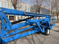 Nouvelle nacelle élévatrice articulée télescopique Yunjin montée sur remorque, moteur diesel, hauteur de levage 6-20m, excellent rapport qualité-prix