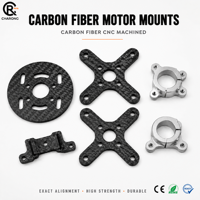Supports de montage universels de précision en fibre de carbone légère usinés par CNC pour caméra de drone de course FPV