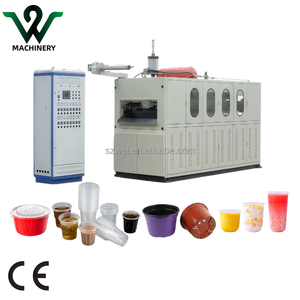 Machine d'<span class=keywords><strong>occasion</strong></span> pour la fabrication de gobelets et assiettes en plastique, machine à fabriquer des coupes à glace en plastique, machine à fabriquer des bols en plastique, certifiée CE pour la vaisselle jetable - Product Image 1