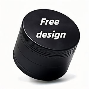 工場スモークジンクグラインダーOEM/ODM 40mm 50mm 55mm 63mm喫煙アクセサリー金属ハーブ喫煙タバコ用ハーブグラインダー - Product Image 1