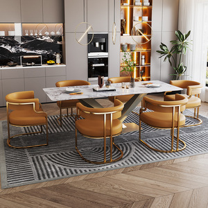 Sedia da Pranzo Moderna con Struttura in Metallo per Casa Hotel Matrimoni Sala da Pranzo Scuola Feste Appartamento Palestra Bagno Laboratorio Camera da Letto - Product Image 6