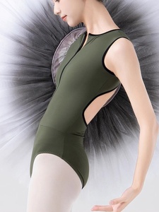2025 nouveauté filles Nylon Spandex ouvert fermeture éclair justaucorps vêtements de danse LOGO <span class=keywords><strong>Ballet</strong></span> justaucorps <span class=keywords><strong>pour</strong></span> <span class=keywords><strong>adulte</strong></span> - Product Image 2