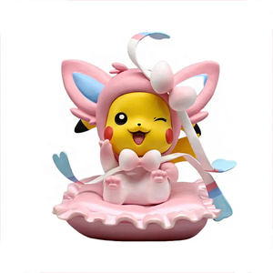 Vente en gros 17cm Anime Pokemoned Figure PVC Mignon Modèle Anime Pocket Monster Action Figures Fusion Monster Collection Modèle Jouets - Product Image 1