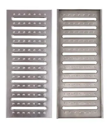 Anti-dust 304 316 stainless steel entrance floor grilles grating for kitchen/door mat grille walk off grating