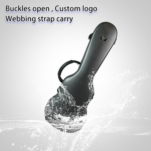 Estuche rígido para guitarra acústica con logotipo personalizado de fábrica OEM, bolsas para guitarra <span class=keywords><strong>PRS</strong></span>, mochila portátil para Violín con correas - Product Image 5