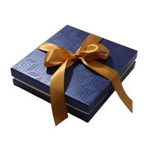 Boîte à chocolat de luxe sur mesure haut de gamme en gros, emballage alimentaire de qualité alimentaire, boîte cadeau saisonnière avec <span class=keywords><strong>ruban</strong></span> - Product Image 3