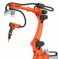 Robot de soudage 6 axes SR220/2700, 220 kg, 2701 mm ±0,06 mm, avec torche de soudage et positionneur pour l'assemblage de la carrosserie